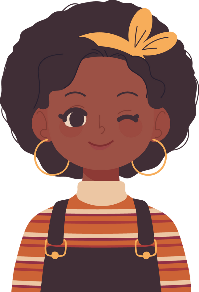 afro american woman avatar
